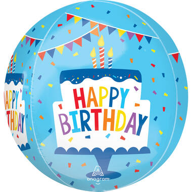 Orbz Happy Birthday Tiered Cake